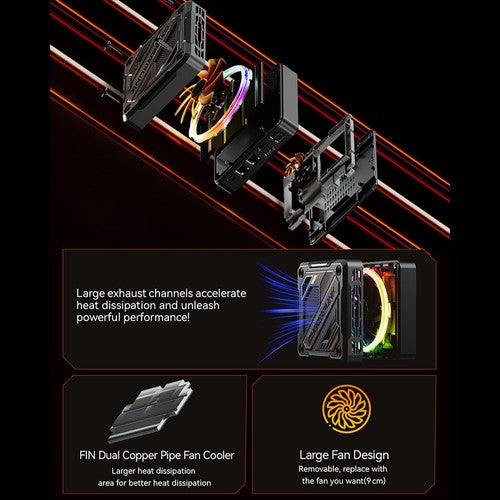 AOOSTAR GOD88 Mini PC, AMD Ryzen 7 8845HS 8 Core Max 5.1GHz, 32GB DDR5 RAM 1TB SSD AOOSTAR GOD88 Mini PC, AMD Ryzen 7 8845HS 8 Core Max 5.1GHz, 32GB DDR5 RAM 1TB SSD